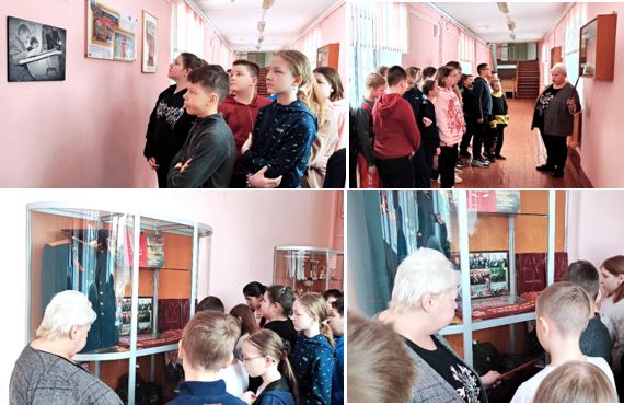 Школьный музейный уголок..